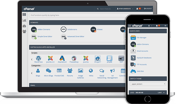 A click of the mouse, a swipe of the finger – Linux cPanel makes it happen.