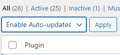 auto-updates plugins