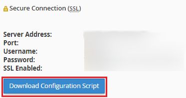 Download Configuration Script