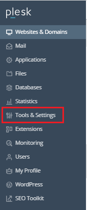 Tools & Settings