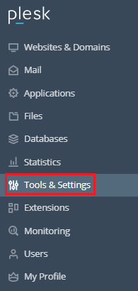 Tools and Settings