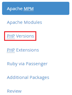 PHP Versions