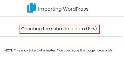 Import an Existing WordPress installation