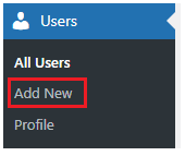 add new user