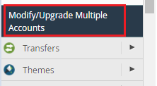 Modify/Upgrade Multiple Accounts