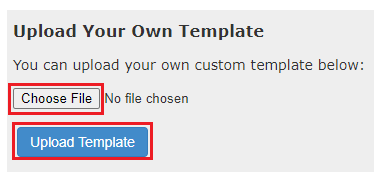 Upload Template