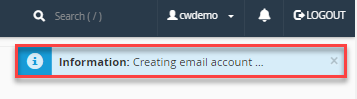 creating email account