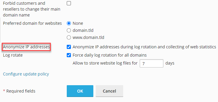 “Anonymize IP addresses” option