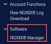 NGINX manager