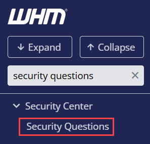 security questions