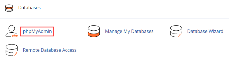 phpmyadmin