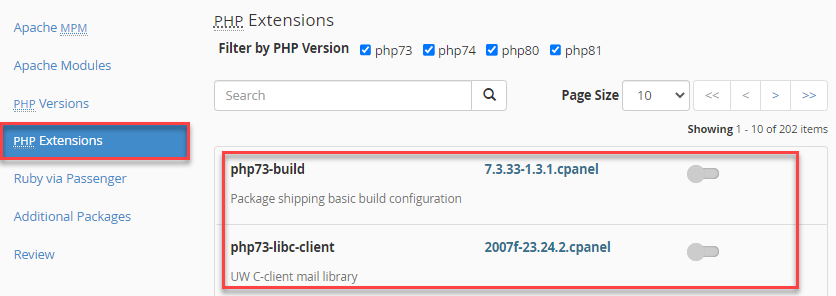 php extensions