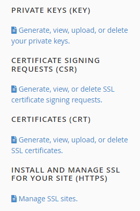 category of SSL certificate installed