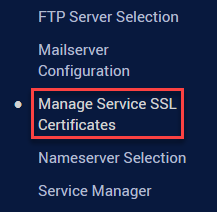 manage SSL