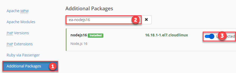 Install Additional Packages 