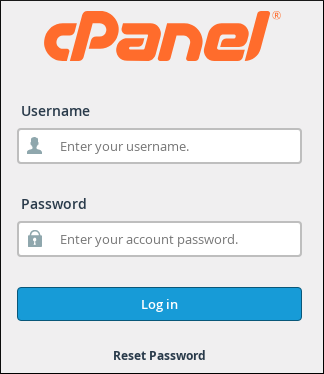 Login to cPanel Account
