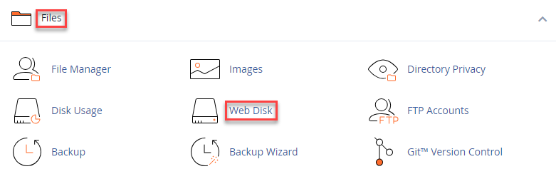 web disk