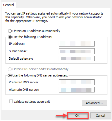  change DNS server on windows 10