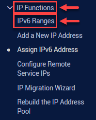 IPV6 Ranges