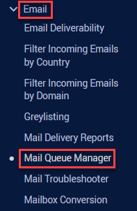 mail queue manager