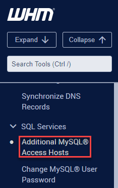 Additional MySQL access hosts