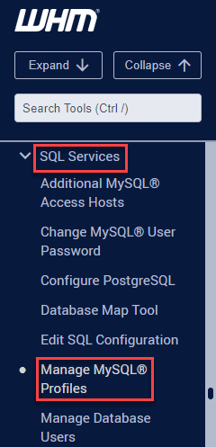 SQL services
