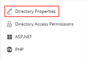 directory properties