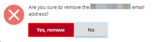 yes, remove
