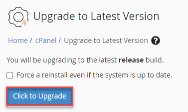 upgrading to latest version