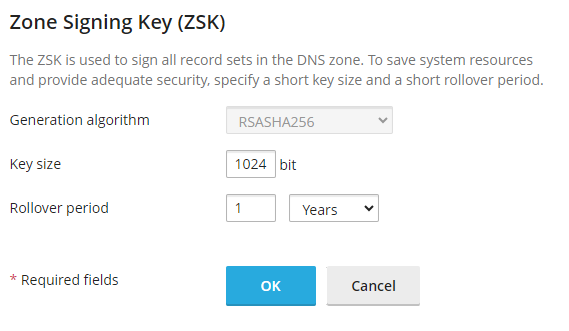 Zone Signing Key