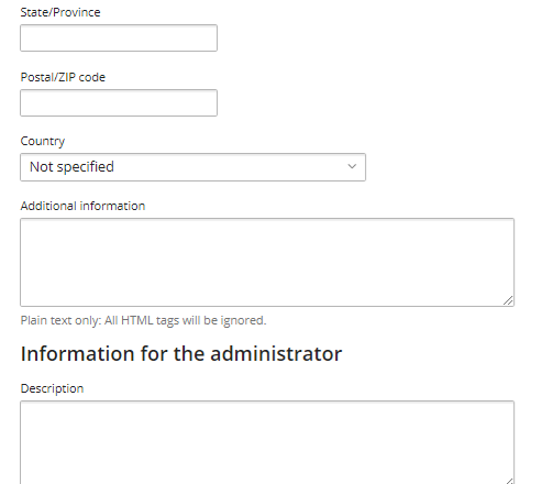 Information for the Administrator